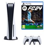Sony Playstation 5 Diskli Oyun Konsolu + 2. Dualsense Kol + PS5 EA Sports FC 24