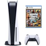 Sony Playstation 5 Oyun Konsolu+GTA V 5 PS5 Oyun