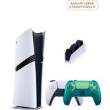 Sony Playstation 5 Pro 2tb Oyun Konsolu + 2. Ps5 Chroma Teal + Ps5 Şarj İstasyonu - Beyaz