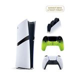 Sony Playstation 5 Pro 2tb Oyun Konsolu + 2. Ps5 Kol Remix Green + Ps5 Şarj İstasyonu - Beyaz