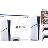 Sony Playstation 5 Slim 1 TB CD'li - 2. Dualsense Ps5 Kol - GTA 5 İthalatçı Garantili Beyaz
