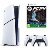 Sony Playstation 5 Slim 1 TB Standart Edition Konsol + 2 Kol + PS5 FC 24 Oyun Set