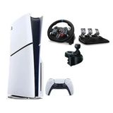Sony PlayStation 5 Slim CD Edition Oyun Konsolu + G29 Driving Force Yarış Direksiyonu + Shifter