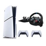 Sony PlayStation 5 Slim CD Edition Oyun Konsolu + G29 Driving Force Yarış Direksiyonu