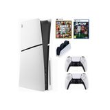 Sony Playstation 5 slim cd EN YENİ versiyon 2025. 2 Dualsense şarj istasyonu fc26 GTA 5