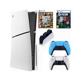 Sony Playstation 5 Slim CD (Ithalatçı Gaarntili) +2.dualsense Mavi Jarj Istasyonu FC26 + Gta5
