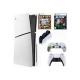 Sony Playstation 5 Slim Cdli + 2.kol Dualsense Marathon + Şarj + FC26 + Gta 5 ( Ithalatçı Garantili )