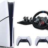 Sony Playstation 5 Slim Cd'li Edition +2. Dualsense + G29 Driving Force Yaris Direksiyonu