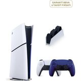 Sony Playstation 5 Slim Digital Edition 825 Gb Ssd Oyun Konsolu + 2. Ps5 Cobalt Blue + Ps5 Şarj İstasyonu (yeni Sürüm) - Beyaz