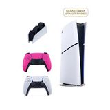 Sony Playstation 5 Slim Digital Edition 825 Gb Ssd Oyun Konsolu + 2. Ps5 Kol Pembe + Ps5 Şarj İstasyonu (yeni Sürüm) - Beyaz