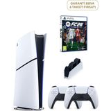 Sony Playstation 5 Slim Digital Edition Oyun Konsolu + 2. Ps5 Kol + Ps5 Şarj İstasyonu + Ps5 Fifa 26 Fc 26 - Beyaz