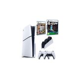 Sony Playstation 5 Slim Standart Edition + 2. PS5 DualSense+ Şarj + Fc 24 + Gta 5 (İthalatçı Garantili)