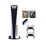 Sony Playstation 5 Standart Cdli + 2. Kol Dualsense + Ps5 FC26 + PS5 GTA V + Şarj istasyonu