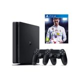 Sony Playstation4 Slim 500GB 2.dualshock Fifa 18 - Teşhir ürün - Siyah