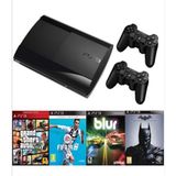 Sony Ps3 500 GB Slim Oyun Konsolu + 2 Kol + 30 Hit Oyun + 100 Arcade Oyun Playstation 3