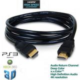 Sony PS3 Playstation 3 HDMI Kablo 1.8 M Altın Uçlu HDMI Kablo 3D