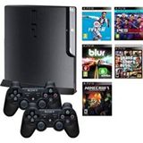 Sony Ps3 Slim 500 GB Oyun Konsolu + 2 Kol + 30 Ana Oyun + 100 Arcade Oyun Playstation 3