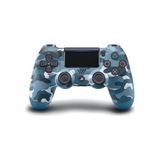 Sony Ps4 Dualshock 4 Kablosuz Kumanda V2 Nesil Mavi Kamuflaj Özellikli Gamepad