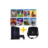 Sony PS4 Standart 1TB (Yenilenmiş) + Tek Kol + ConsoleX Çanta + 12.02v Yazılım
