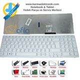Sony SVE1511P1EW Beyaz Notebook Klavye