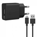 Sony UCH10 2.0A Hızlı Şarj Cihazı + Micro Usb Kablo - Siyah (İthalatçı Garantili)