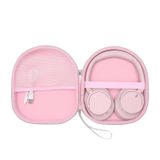 Sony WH-1000XM4, WH-CH720N, WH-1000XM5, WH-CH520, ULT WEAR, WHCH710N, WH-CH510 Kulaklıklar, Seyahat Pembe Sert Kabuk ile Uyumlu Taşıma Çantası DR·AMIU