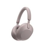 Sony Wh-1000Xm5 Kablosuz Kulak Üstü Kulaklık, Uzaysal 3D Ses İle Birinci Sınıf Düzeyde Aktif Gürültü Engelleme, Şeffaflık Modu, 30 Saate Kadar Pil Ömrü, Bluetooth, Dumanlı Pembe