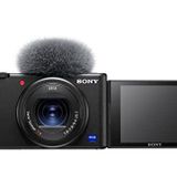 Sony ZV-1 Vlog Kamerası, 3" inç Dokunmatik LCD, 2.7 x Zoom, 20.1 MP, 24-70 mm Lens, 3 Mikrofon, HDMI, Siyah