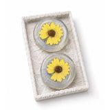 SOO SOAP BETON TEPSİDE PAPAPTYA SABUN SETİ EL YAPIMI HEDİYELİK DEKORATİF