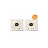 SOO SOAP MİNİ KALP SABUN İKİLİ SET - BEYAZ, HİNDİSTAN CEVİZİ KOKULU, EL YAPIMI, HEDİYELİK