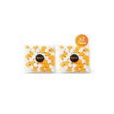 SOO SOAP MİNİ KALP SABUNLAR İKİLİ SET - PORTAKALLI TURUNCU BEYAZ , EL YAPIMI, HEDİYELİK