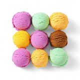 SOO SOAP Sabun Dondurma Topları Karışık Renkli 6 Parça Hediyelik Dekoratif El Yapımı