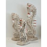 Sooboho 3'lü Ahşap Denizatı Biblo