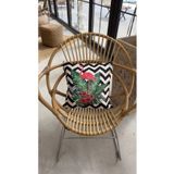 Sooboho Dekoratif Kare Tropical Flamingo Kırlent