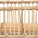 Sooboho Rattan Bambu Dekoratif Tepsi Büyük
