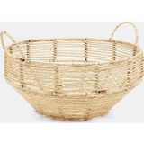 Sooboho Rattan Dekoratif Sepet Yuvarlak Büyük
