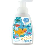 Soop Baby %100 Doğal Çocuk Köpük Sabun Shark 300 mL Bitkisel Vegan Hipoalerjenik Pudra Kokulu