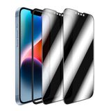 SOOPUR iPhone 13 Pro Max/iPhone 14 Plus için 2'li Paket 4 Yönlü Gizlilik Ekran Koruyucu, 360 Derece Yatay ve Dikey Anti-Spy Temperli Cam Filmi, Hizalama Çerçevesi, Yüz Kimliği Duyarlı