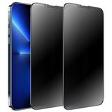 SOOPUR [iPhone 13 Pro Max/iPhone 14 Plus için 2'li Paket Mat Gizlilik Ekran Koruyucu, Parlama Önleyici Çizilmez Temperli Cam Film, Yuvarlak Kenar Tam Kaplama, Pürüzsüz ve Hassas Dokunuş