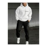 Soothing Space Asla Pes Etme Baskılı Erkek Oversize Hoodie & Jogger Eşofman Takım