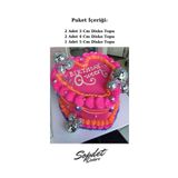 SopdetDekor Disko Topu Pasta Süsü - 3-4-5 Cm Set