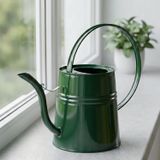 Sophia 2 Litre Metal Çiçek Saksı Sulama Kabı Koyu Yeşil - Modern Dekoratif Çok Amaçlı Sulak