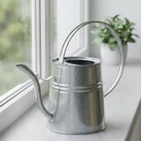 Sophia 2 Litre Metal Çiçek Saksı Sulama Kabı – Modern Dekoratif Çok Amaçlı Sulak (Galvaniz)