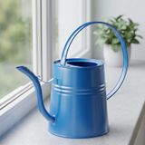 Sophia 2 Litre Metal Çiçek Saksı Sulama Kabı – Modern Dekoratif Çok Amaçlı Sulak (Mavi)