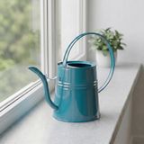 Sophia 2 Litre Metal Çiçek Saksı Sulama Kabı – Modern Dekoratif Çok Amaçlı Sulak (Petrol Mavisi)