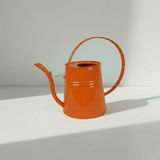 Sophia 2 Litre Metal Çiçek Saksı Sulama Kabı – Modern Dekoratif Çok Amaçlı Sulak (Turuncu)