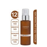 Sophie Cosmetics London Biberiye Yağı Içeren Saç Bakım Yağı 100 ml – Dökülme Karşıtı, Saç Derisini Besleyici, Doğal Yağ