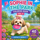 Sophie in the Park: A Cute and Easy Coloring Book with Playful Outdoor Adventures for Kids Ages 3–8 (Sophie's World)