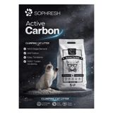 SOPHRESH Aktif Karbonlu Topaklanan Kedi Kumu 5 L – %100 Doğal Bentonit, Güçlü Topaklanan