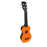 Soprano Ukulele, Turuncu ve Siyah, 4 Telli, Başlangıç Seviyesi Müzik Aleti